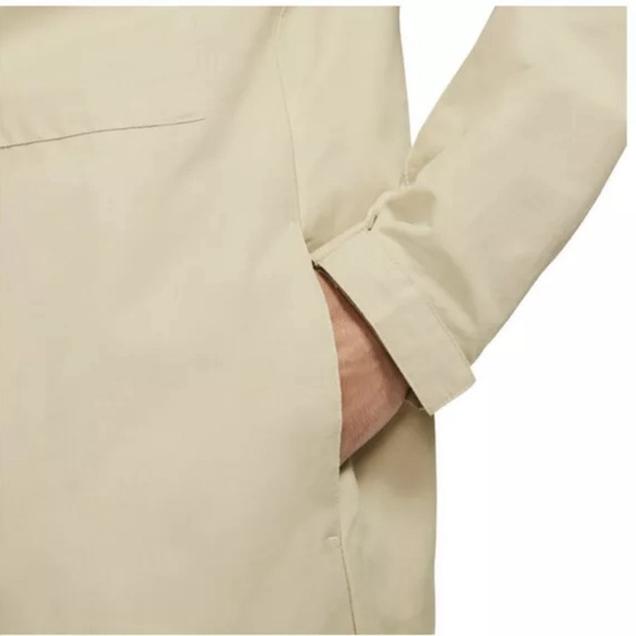 Nike Men’s Sportswear Woven M65 Full-Zip Military Jacket Sand Large - Picture 4 of 13